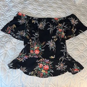 Floral Off the Shoulder Blouse
